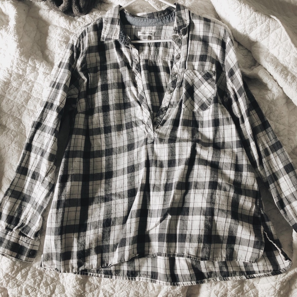 plaid top!
